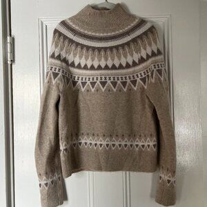 White + Warren Women's Cashmere Luxe Fair Isle Sweater